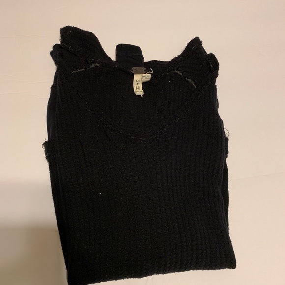We the free black thermal long sleeve top - Picture 8 of 8